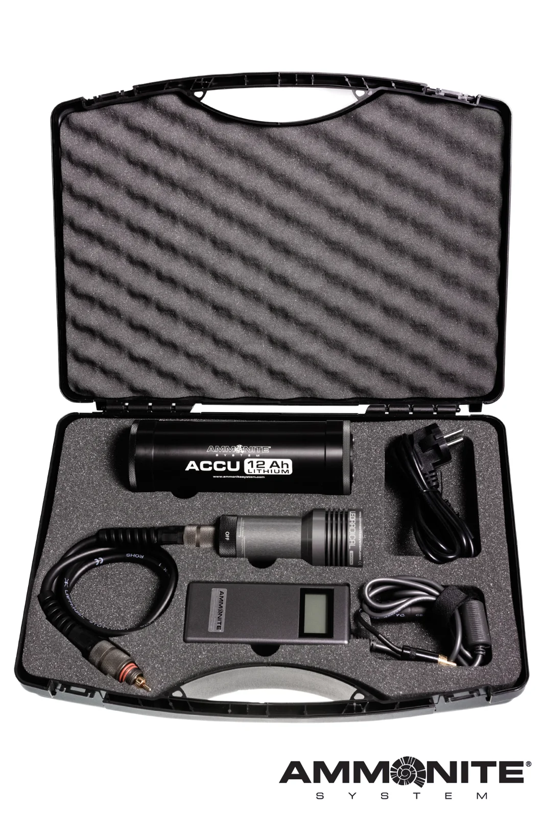 LED SPELEO MARK II / ACCU TYPE 14 / SIDEMOUNT CABLE ECO-FRIENDLY PACKAGING / NO GOODMAN HANDLE