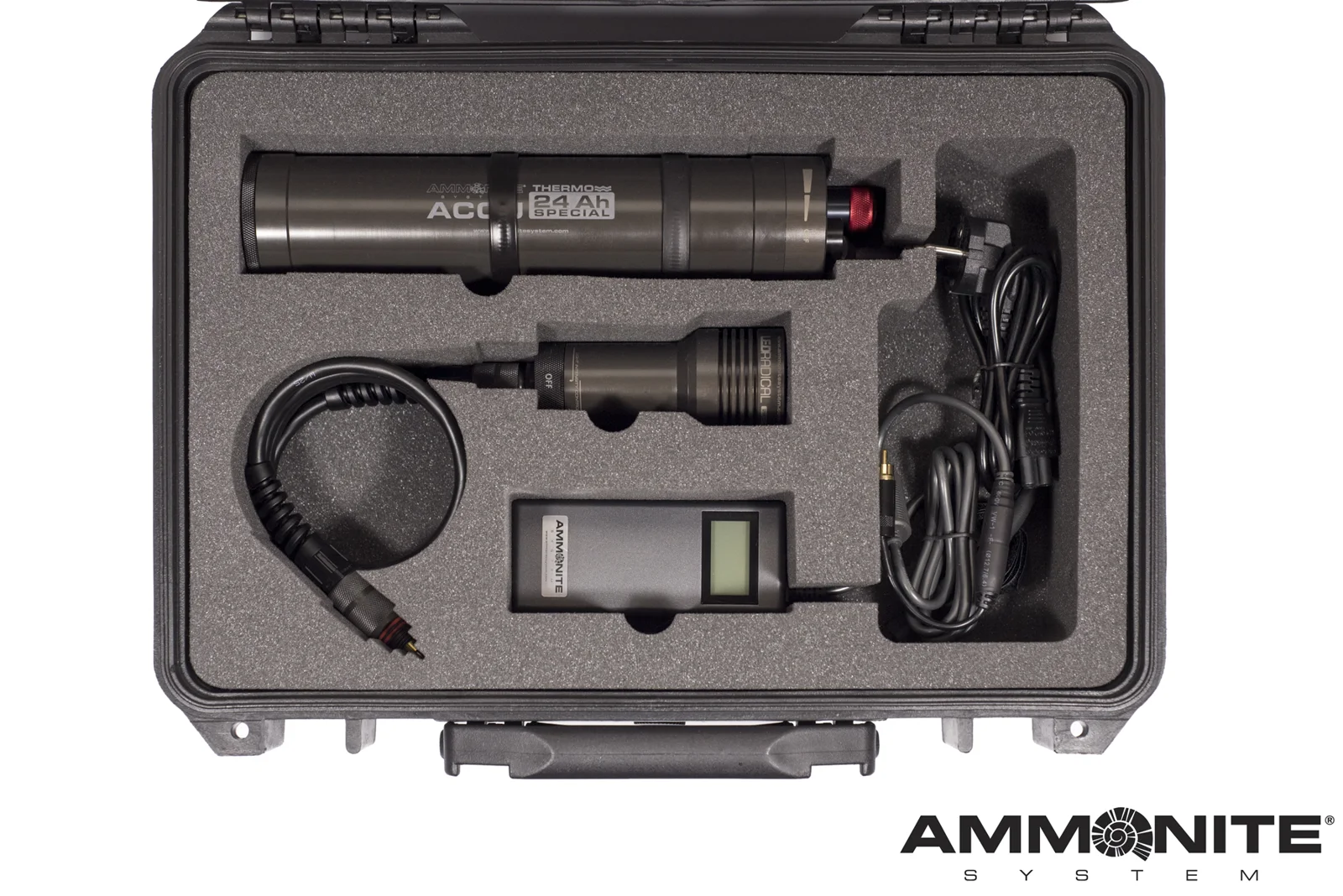LED SPELEO MKII / ACCU THERMO TYPE 24 SPECIAL HD CABLE / HD WATERPROOF CASE