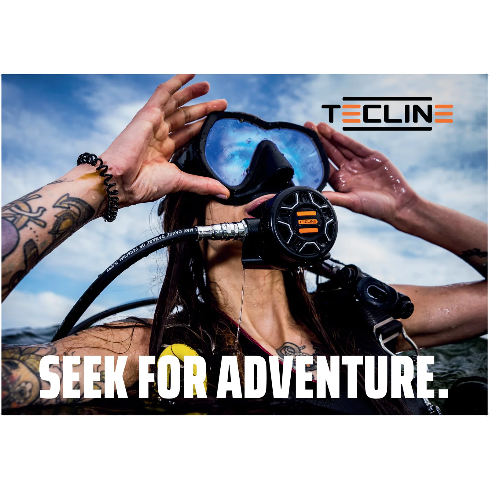 Banner SEEK FOR ADVENTURE 100x70 cm