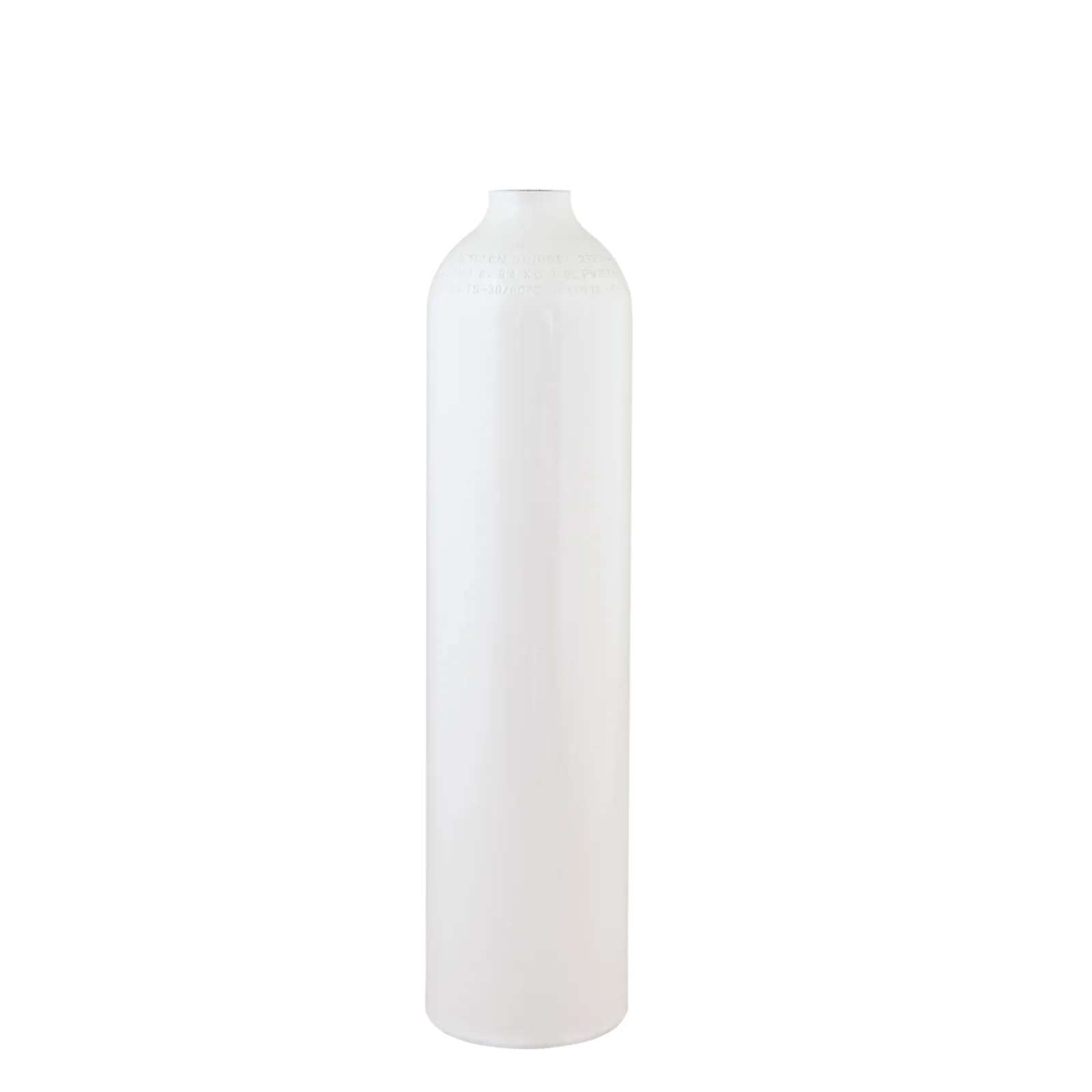 Alu tank 7 L 207 bar, Tecline, white - tank only