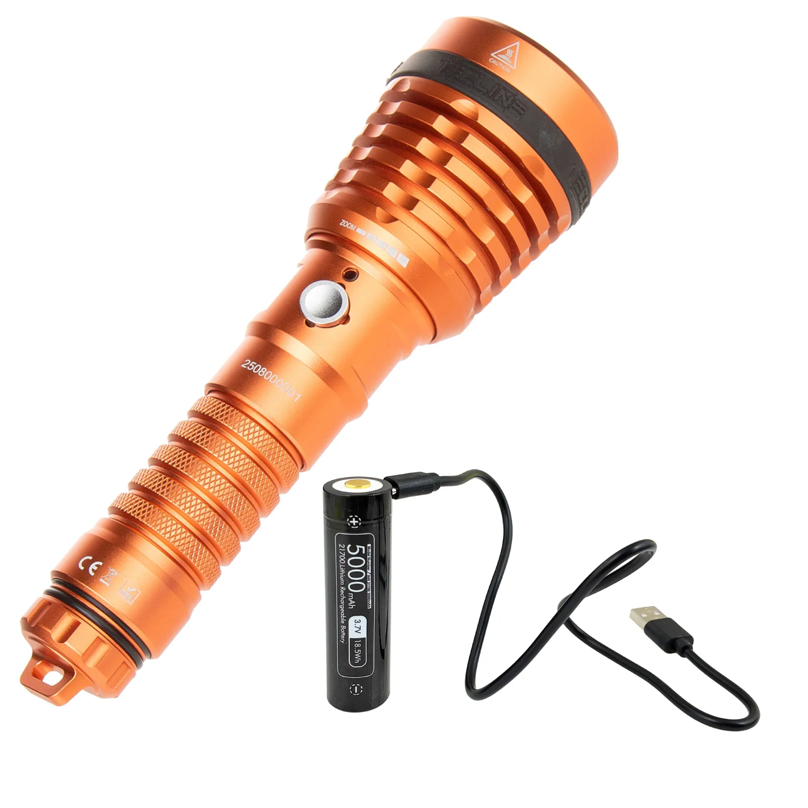 LED light Zoom, 1500 lm - orange