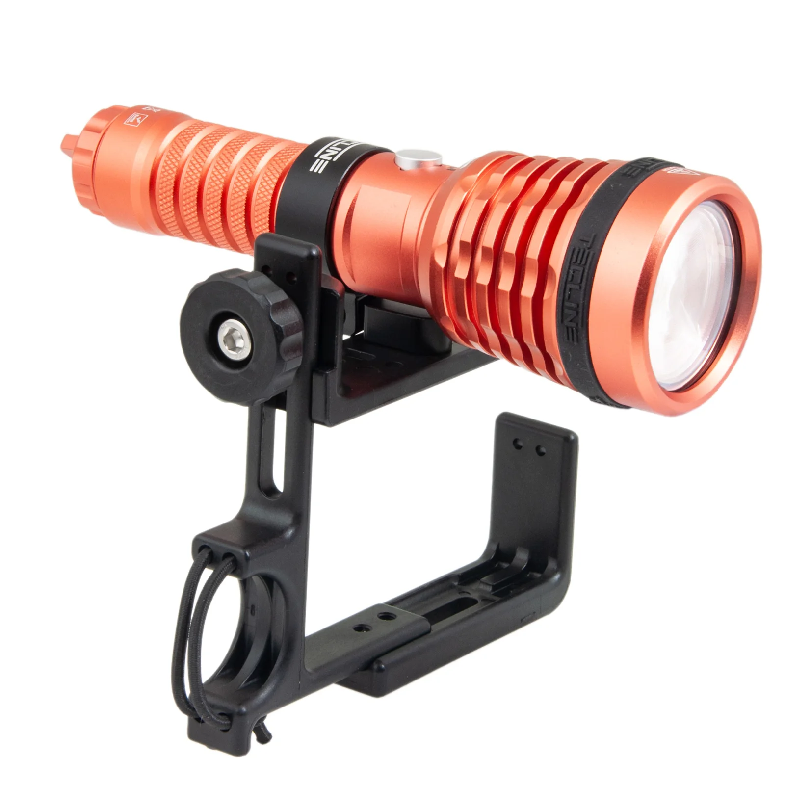 Foco LED Zoom 1500 lm con asa Goodman - naranja