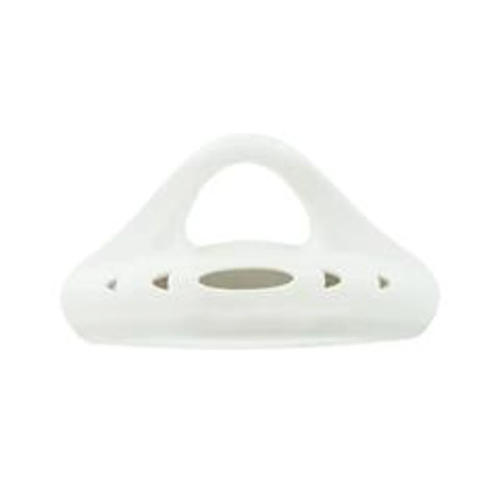 Tirador para correa de muelle inox Tecline - blanco