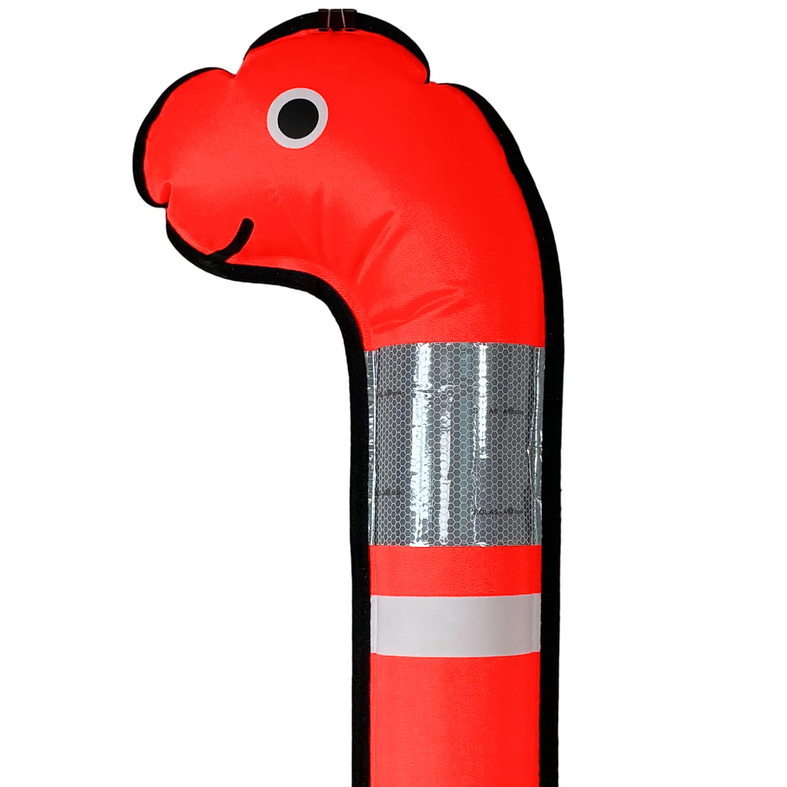 Boya cerrada Sea Snake 15/180 cm con válvula OPR y válvula oral metálica - naranja