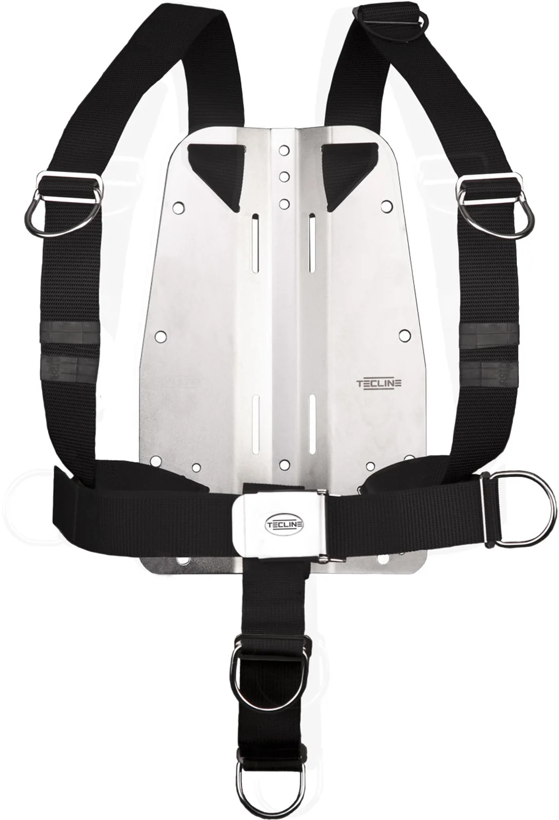 Harness TecLine DIR adjustable standard webbing - incl. 6 mm SS backplate - weight 5,0 kg