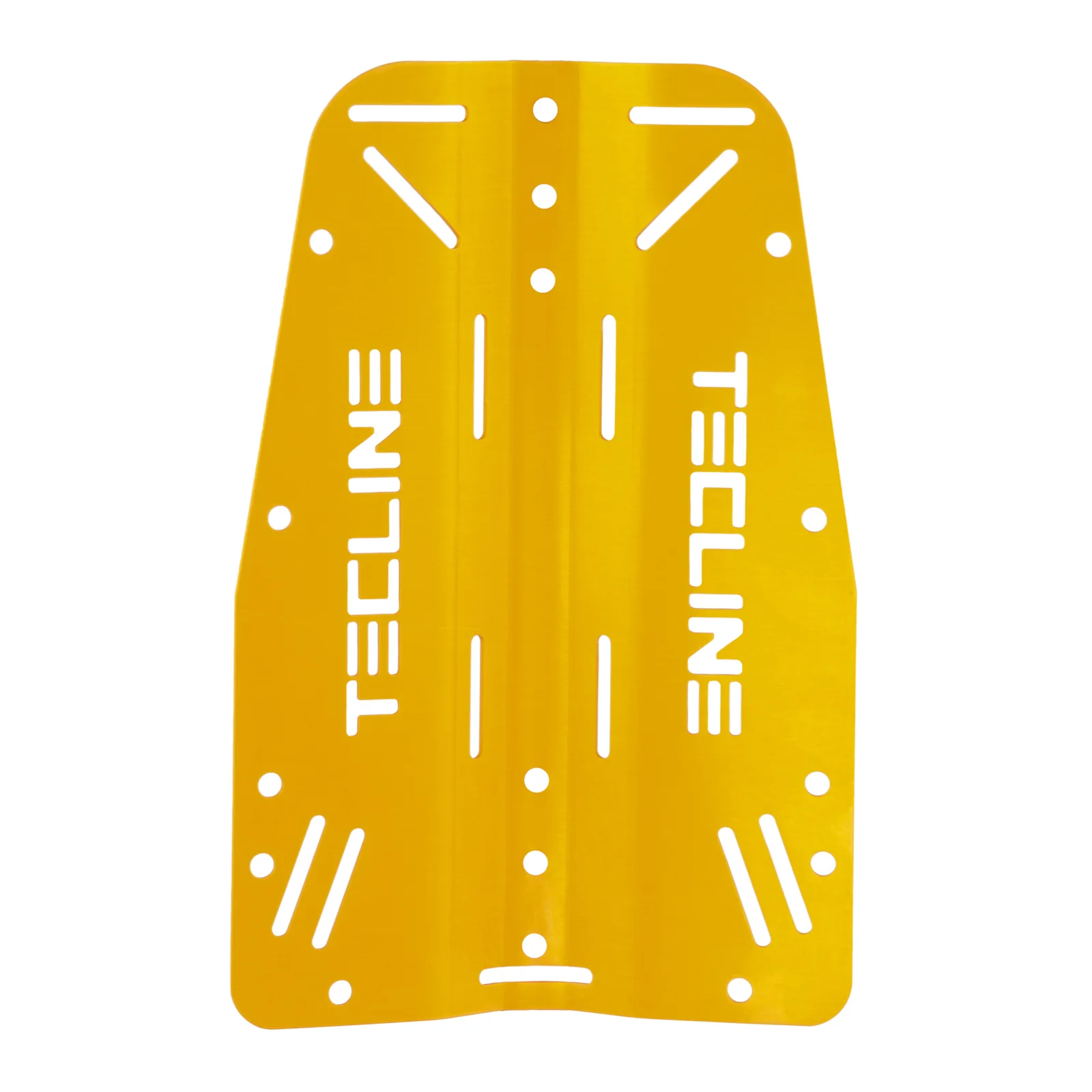 Standard backplate alu 3 mm, (0,85 kg) yellow