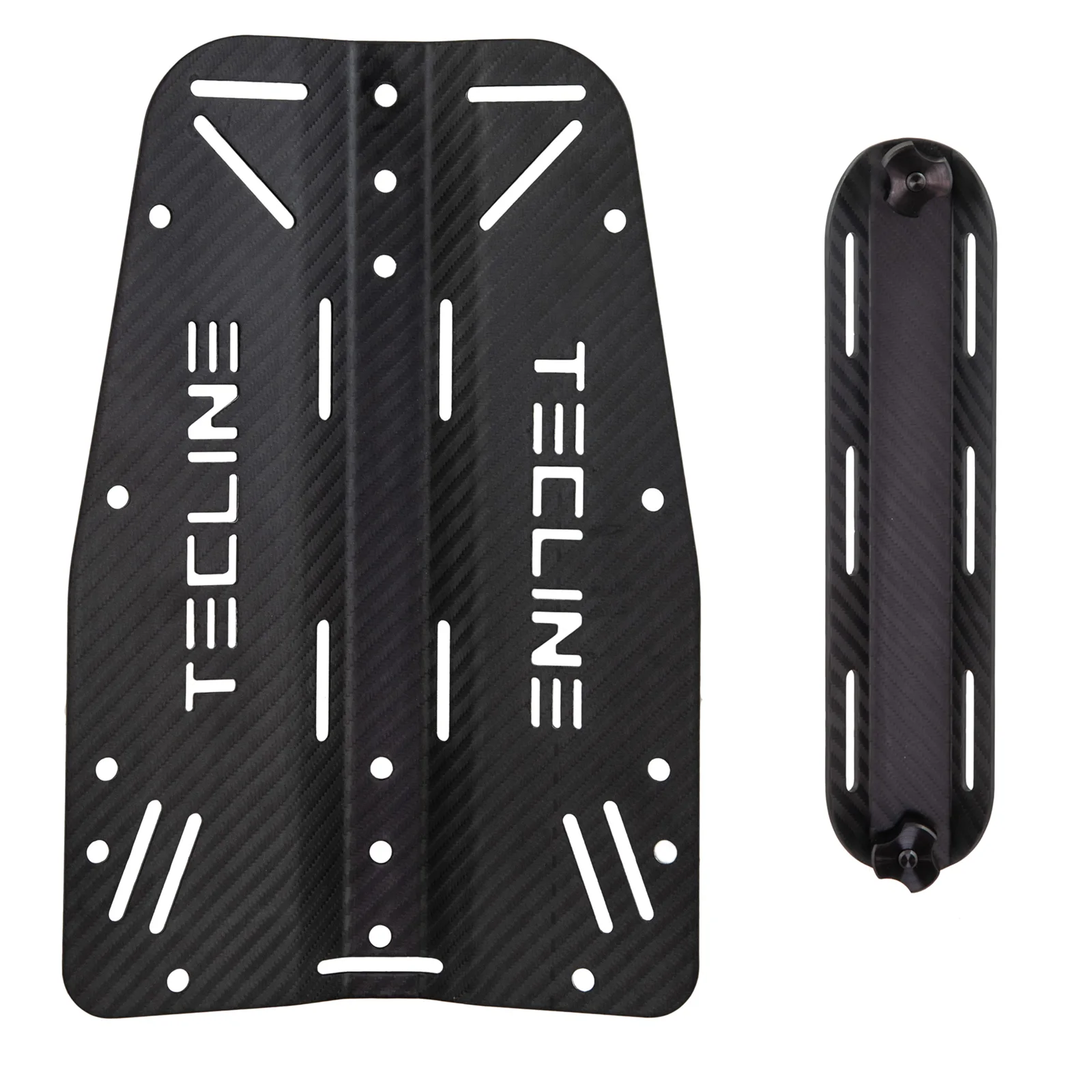 Standard carbon backplate with carbon adapter - set