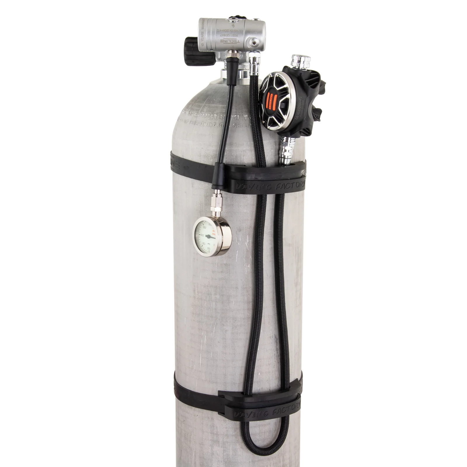 Hose holders, for 7 L tank, black