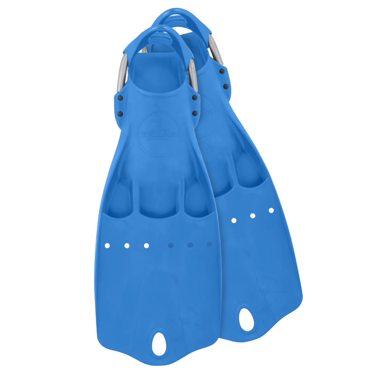 Tecline LightJet XL azul claro - aletas con muelles inox