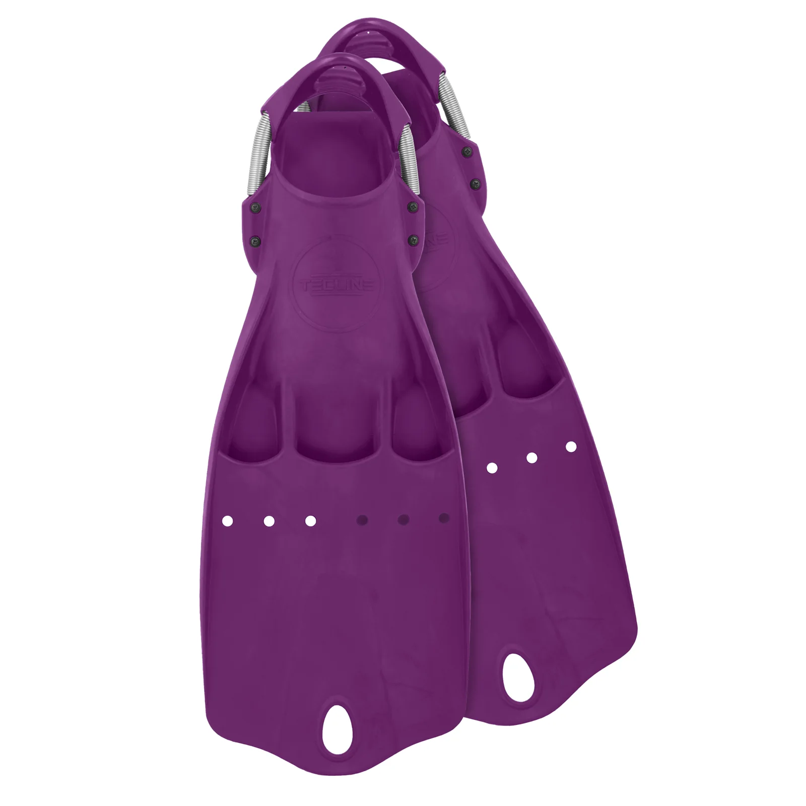 Tecline LightJet L violeta - aletas con muelles inox