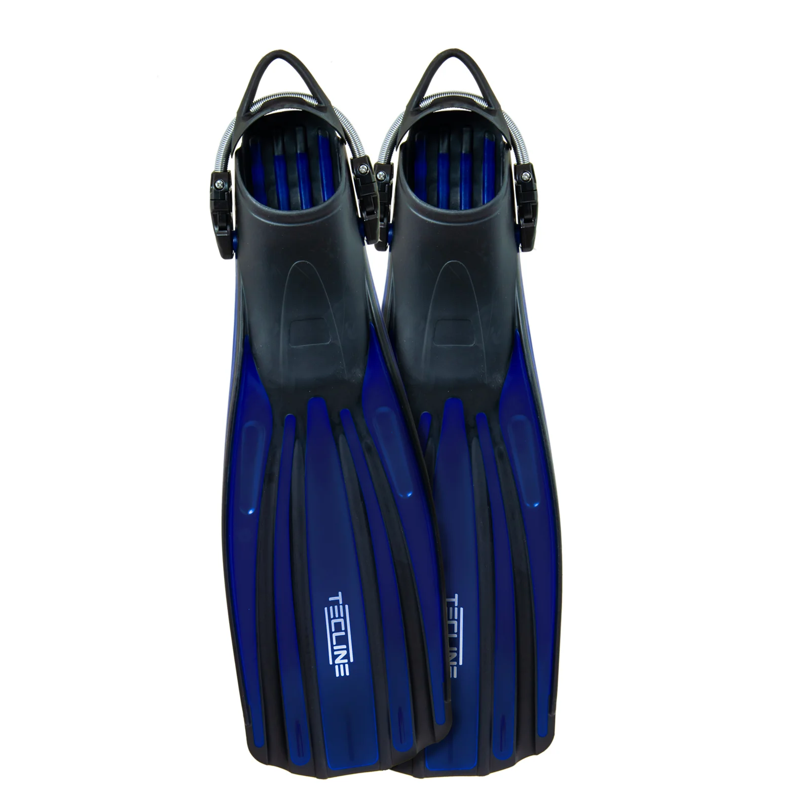 Aletas RecTec con muelles Inox M/L - azul