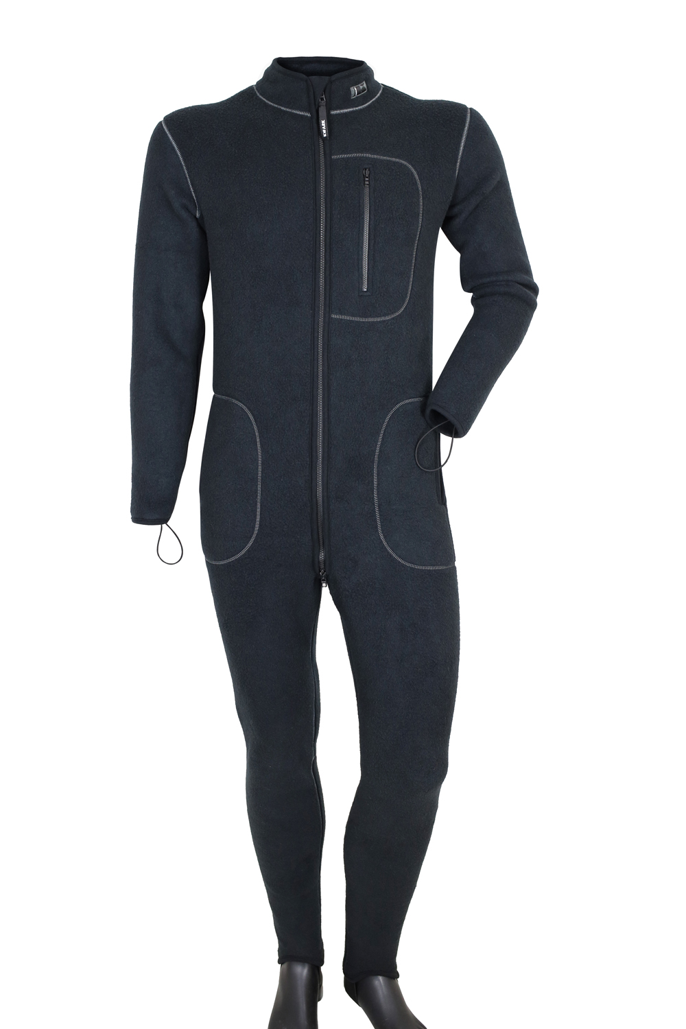 KWARK Navy overall, long zip, long legs and sleeves