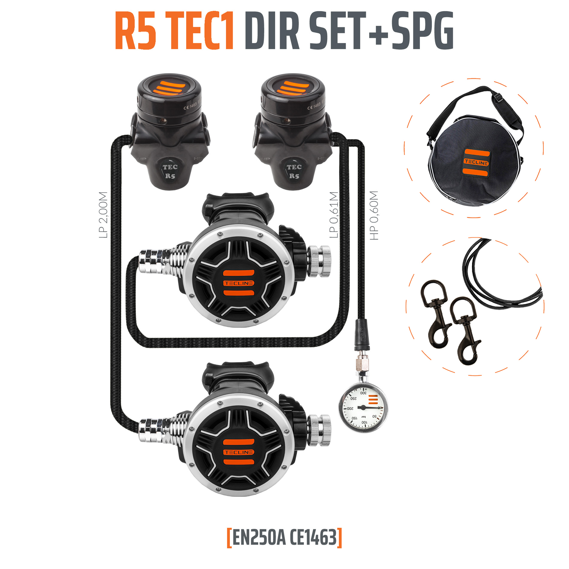 Regulator R5 TEC1 DIR Set with SPG - EN250A