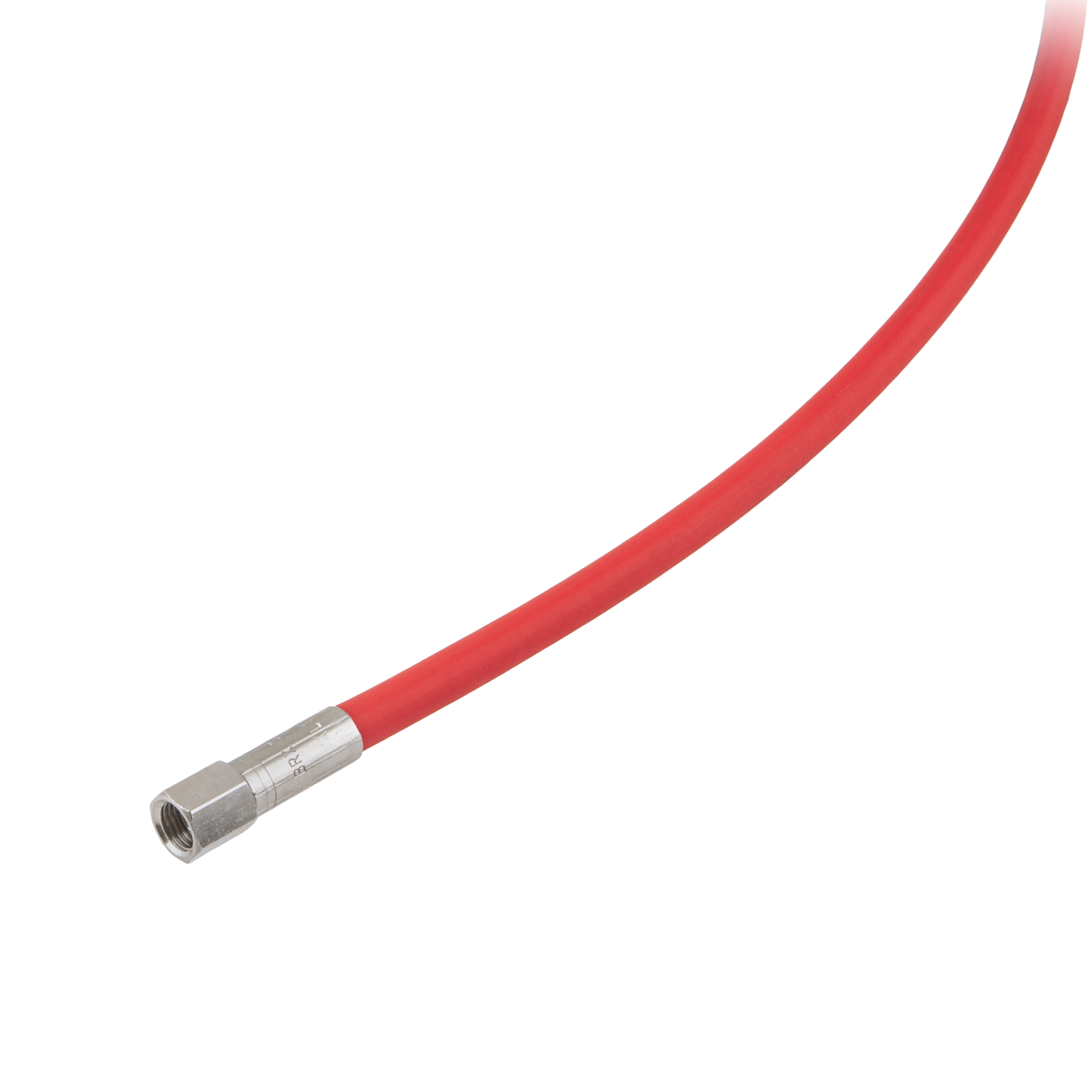HP hose 0,80 m red, rubber