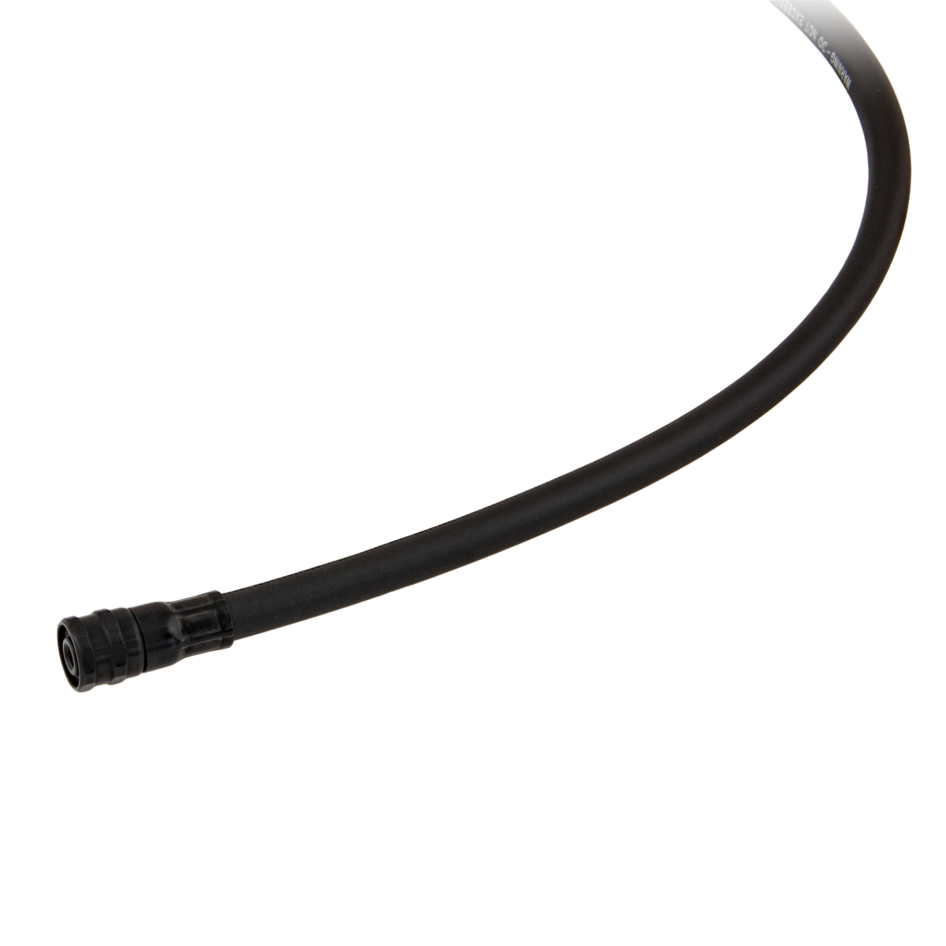 LP hose 0,60 m black, rubber - Military Line