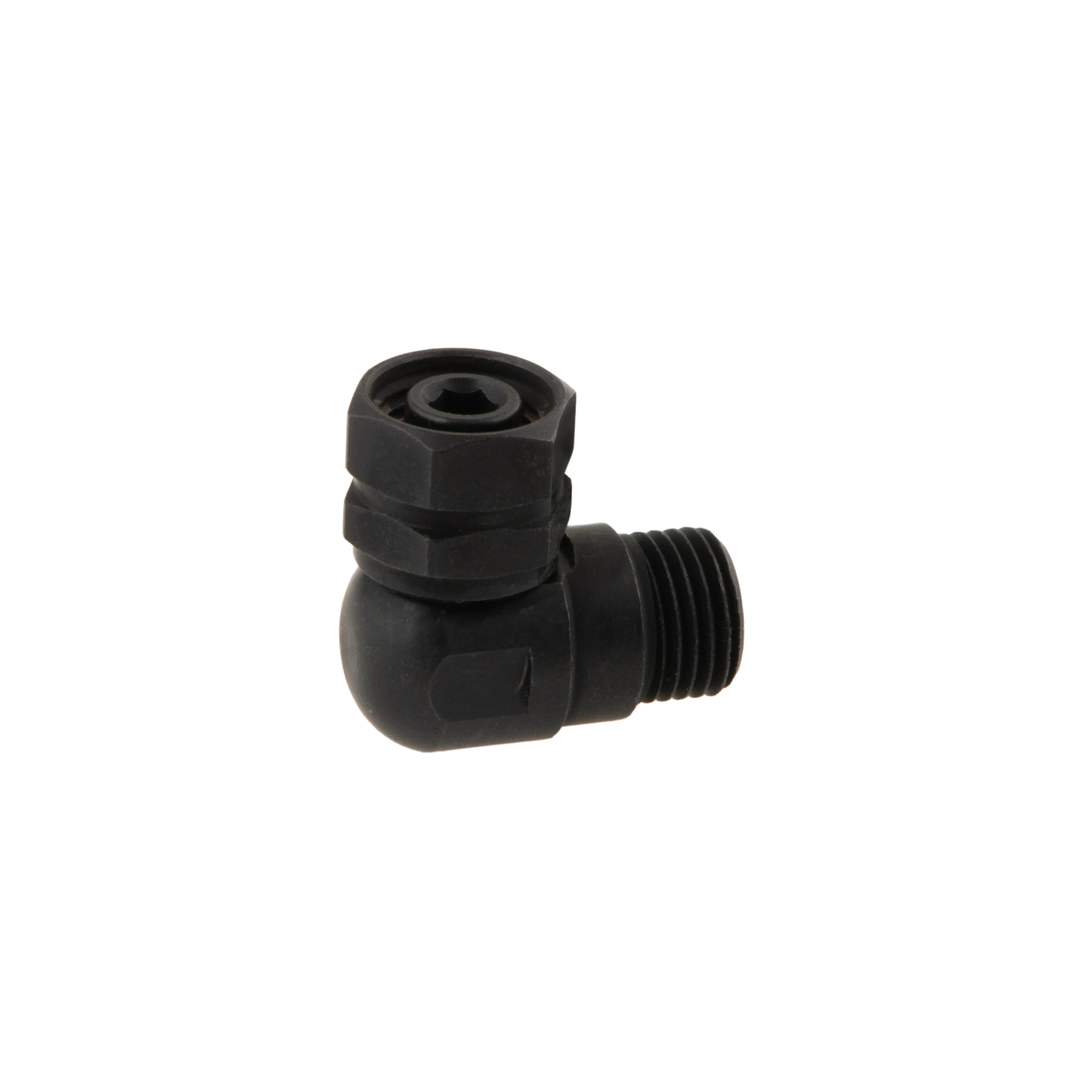 90 degree fixed swivel adaptor for II-nd stage, black - Military Line
