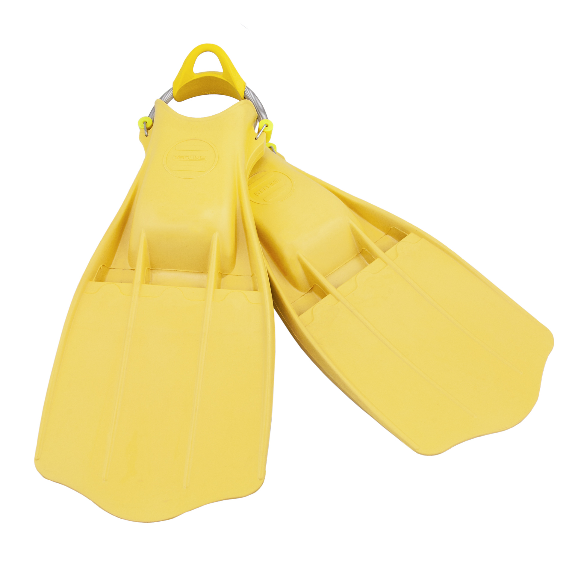 Aletas Goma JetStream Inox Talla M/L Amarillo