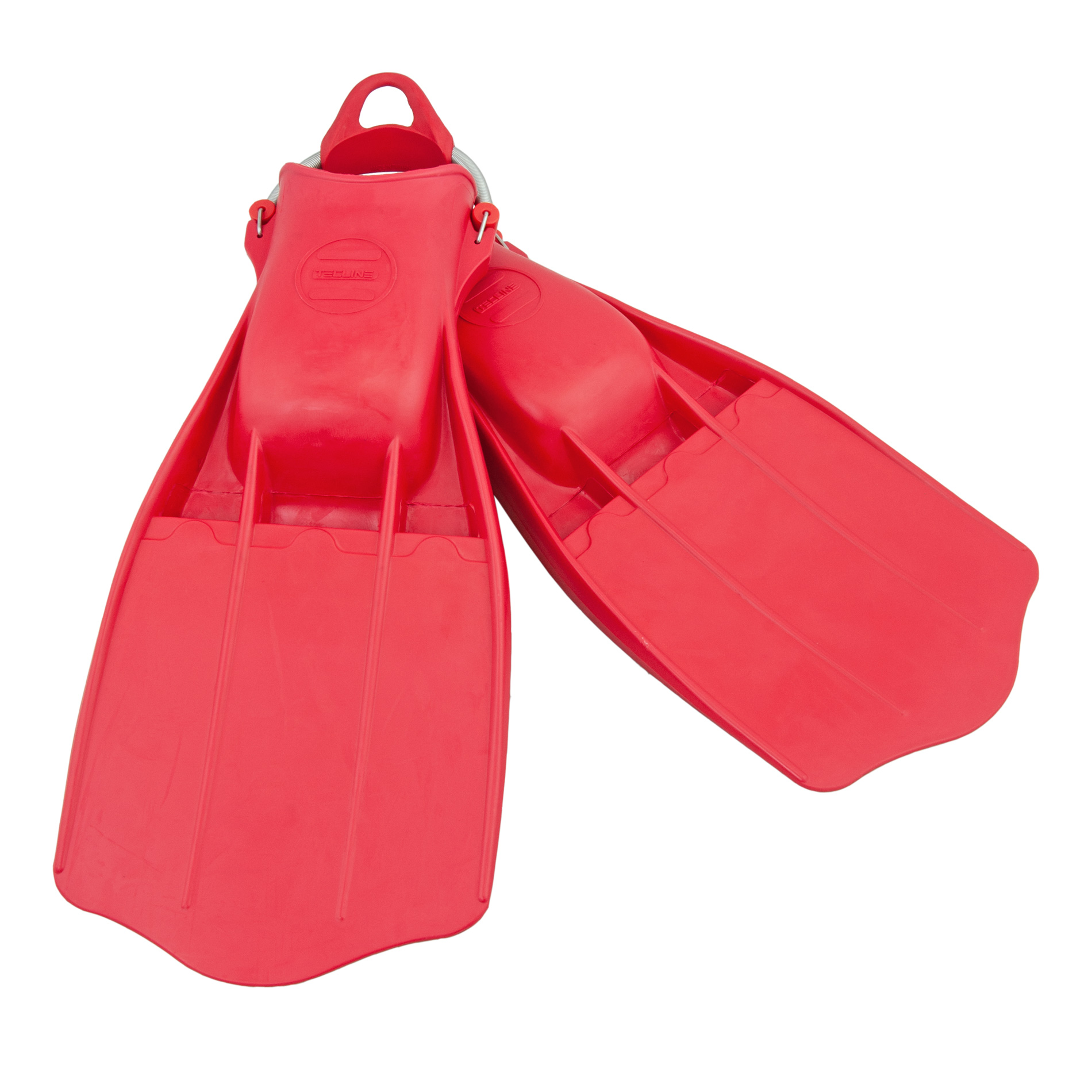 Aletas Goma JetStream Inox Talla XL Rojo
