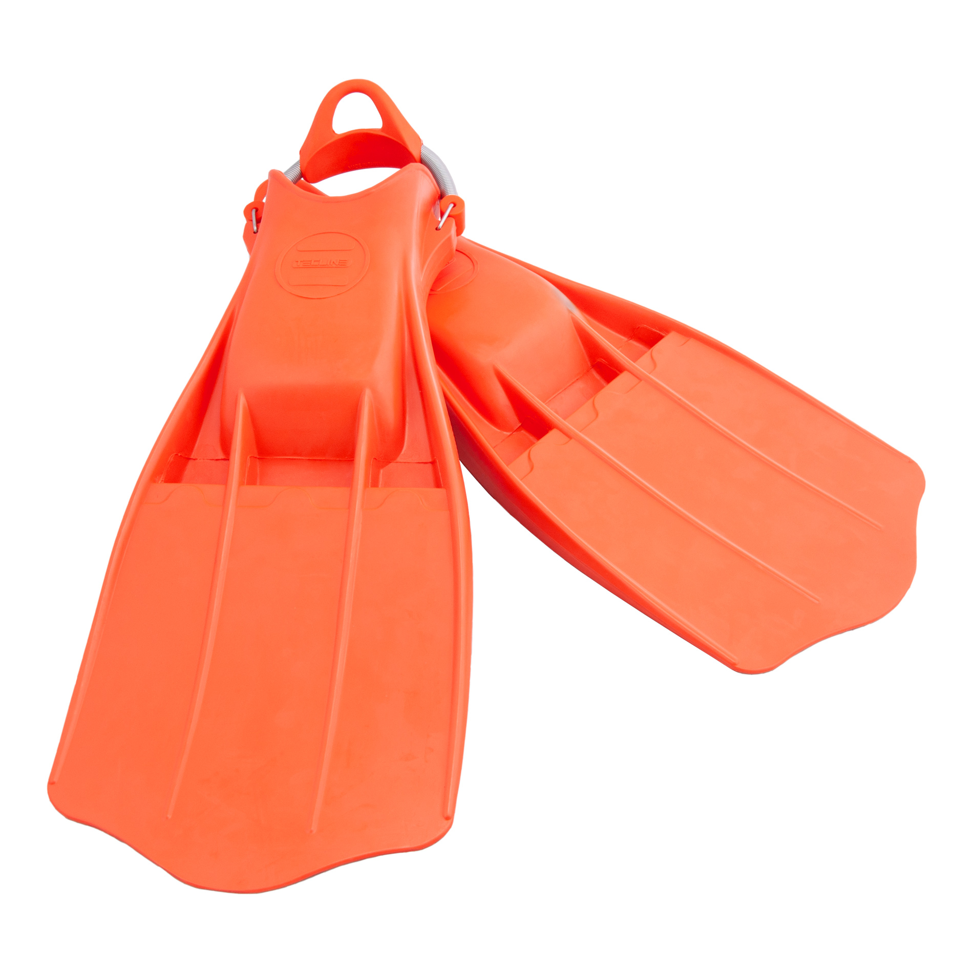 Aletas Goma JetStream Inox Talla M/L Naranja