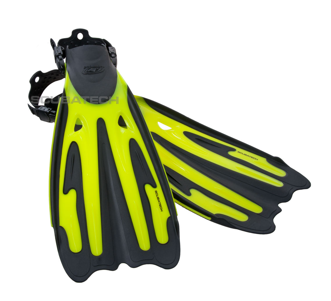 Fins Tiara Pro, neon yellow M/L
