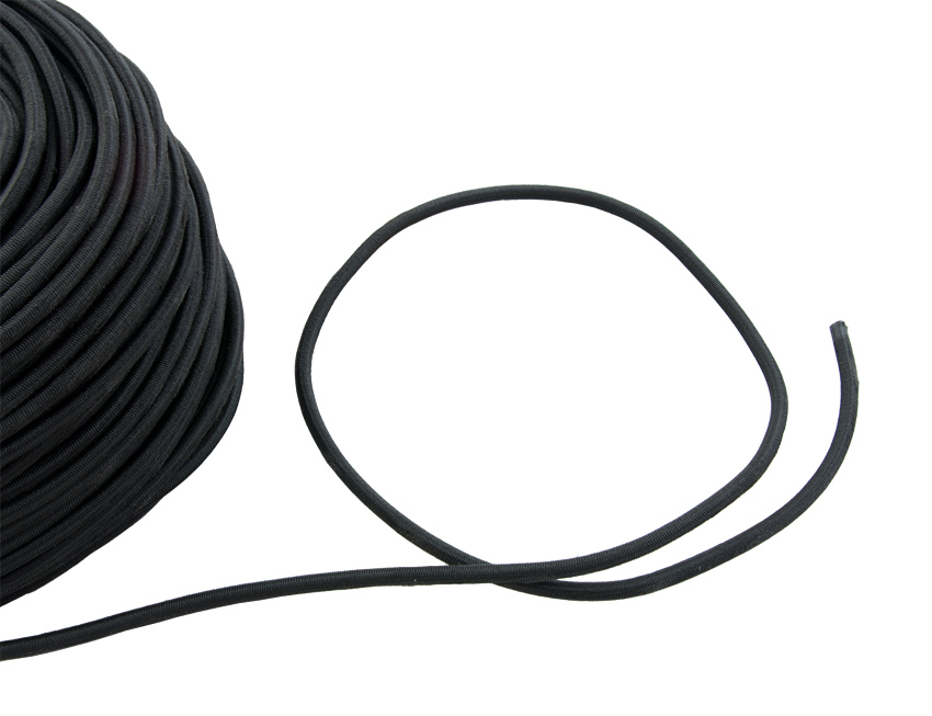 Bungee 6 mm, black