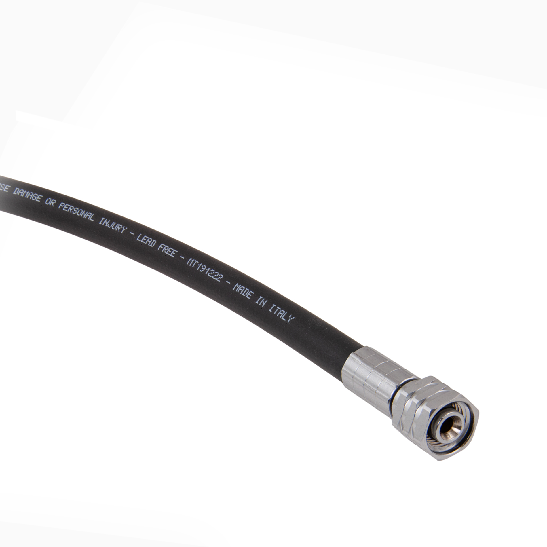 Rubber Flex LP hose 0,70 m, black