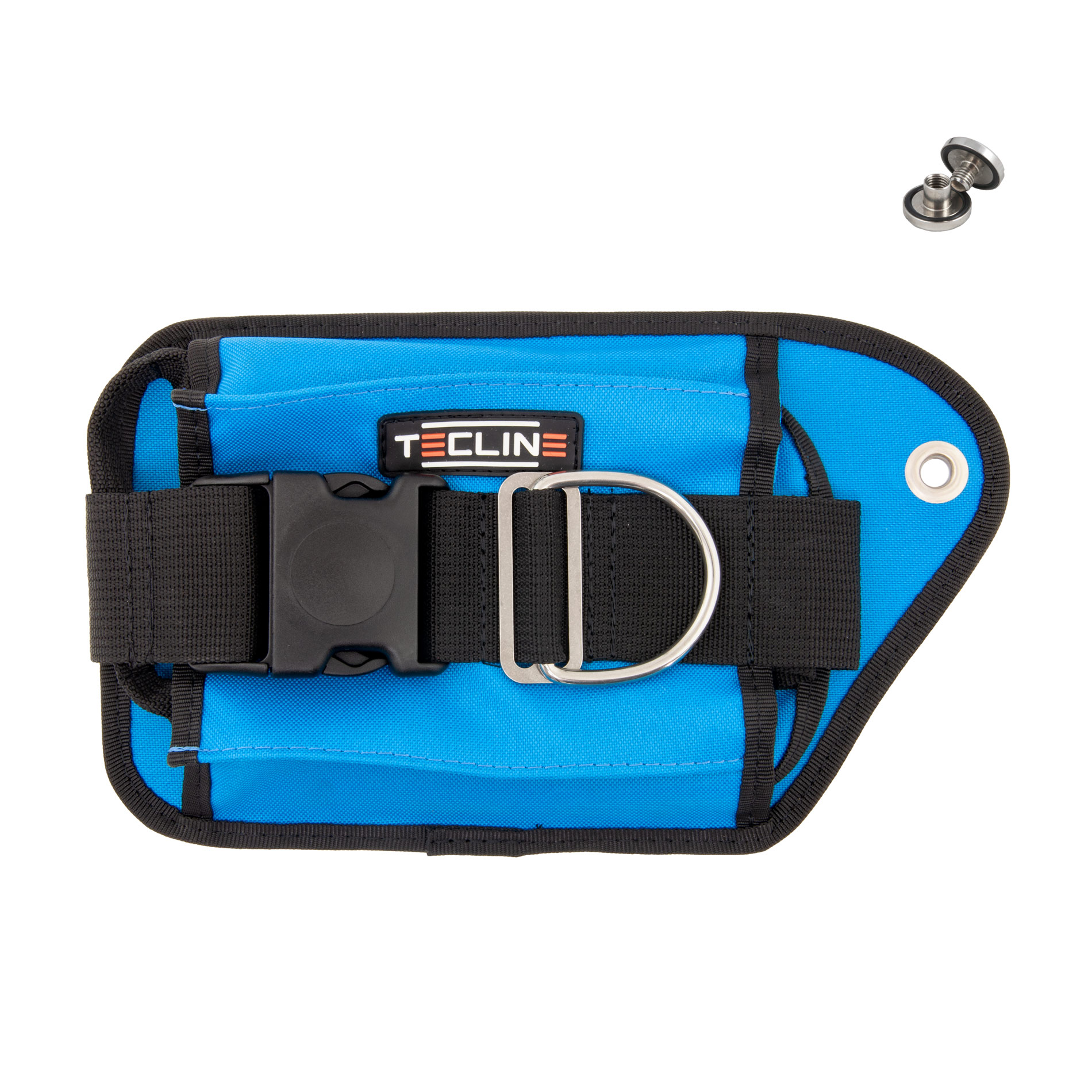 Double weight pocket, blue, left - Tecline