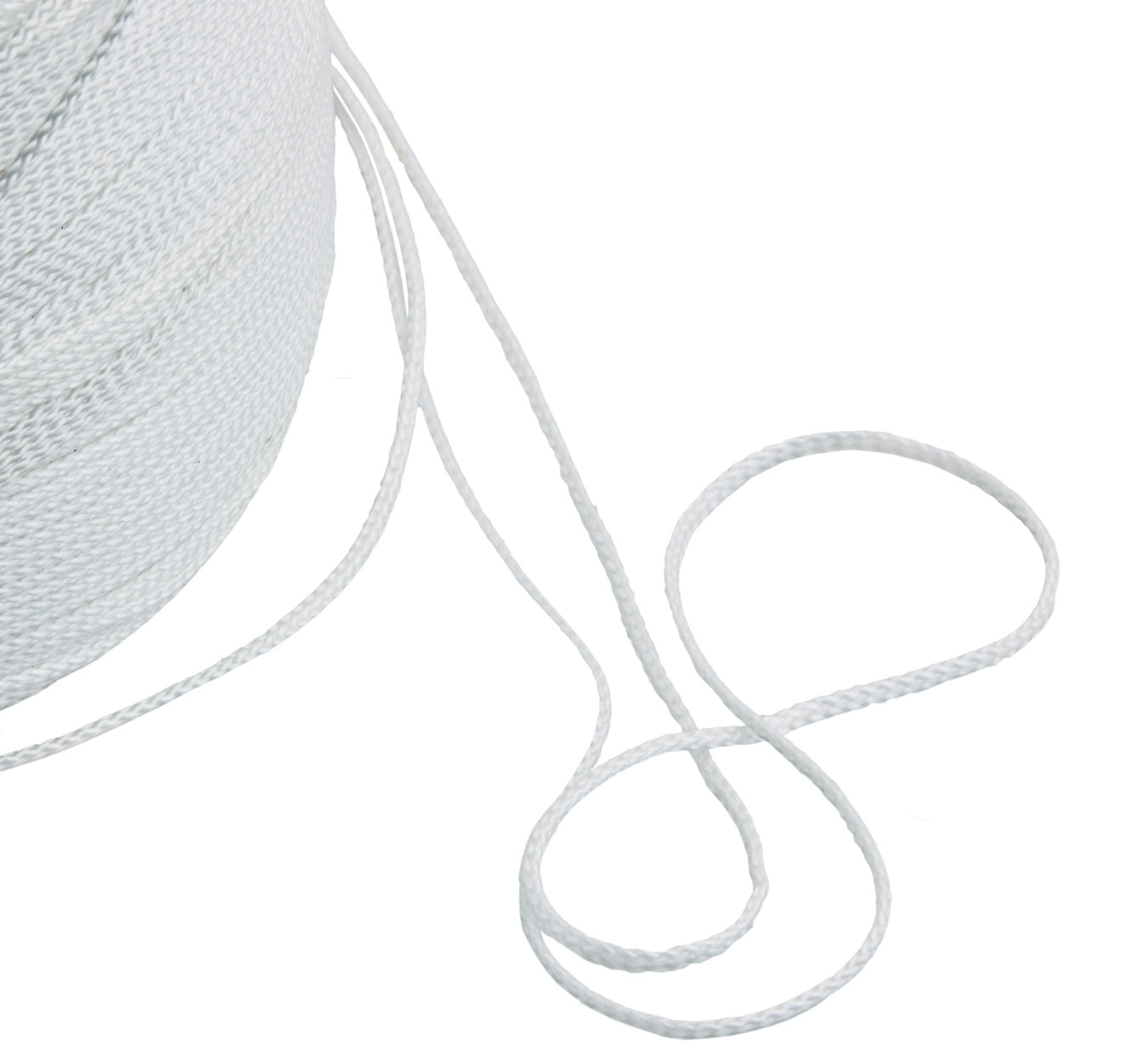 Nylon cord white for spools and reels - 500 m
