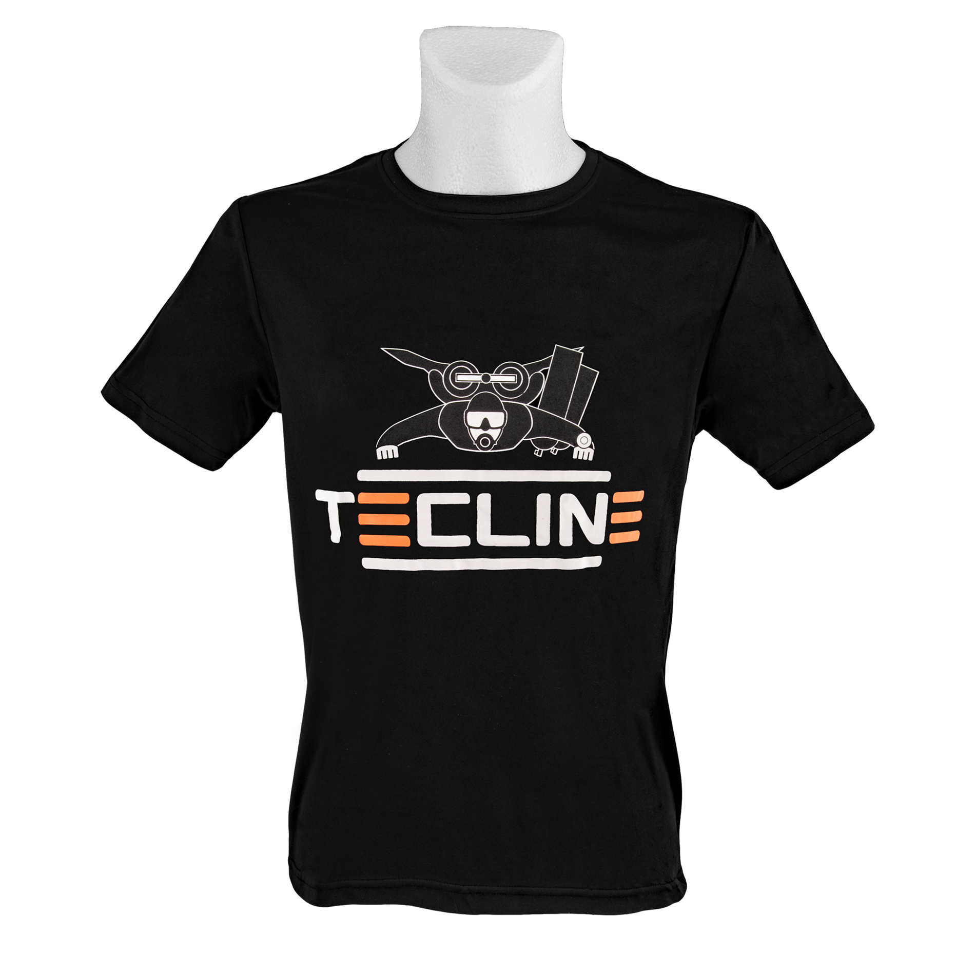 T-shirt Tecline E, microfiber, black M