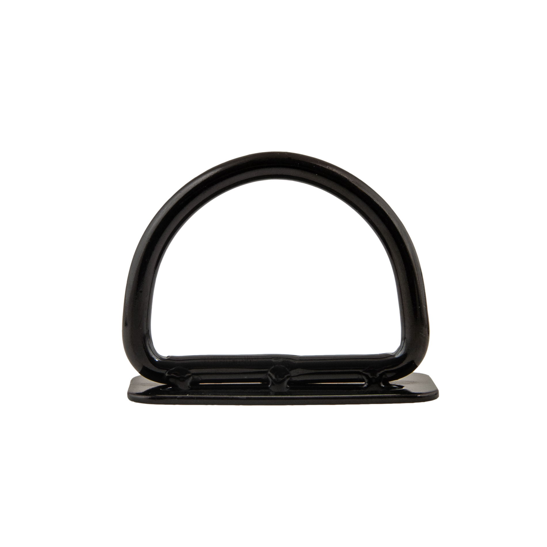B-ring on tri glide 90 degrees, black - Military line