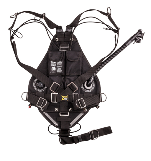 Side Mount BCD SIDE 16 Avenger Maya, red - 16 kg buoyancy