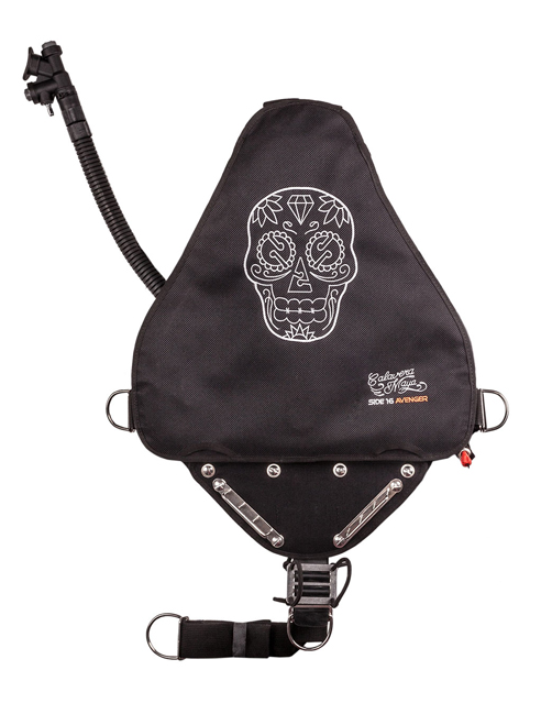 Side Mount BCD SIDE 16 Avenger Maya, black - 16 kg buoyancy