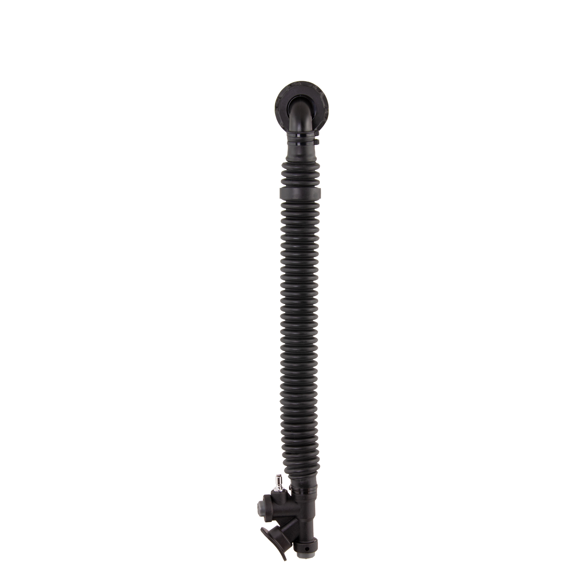 Inflator Tecline 40 cm with oval carrugated hose - NEW THREAD