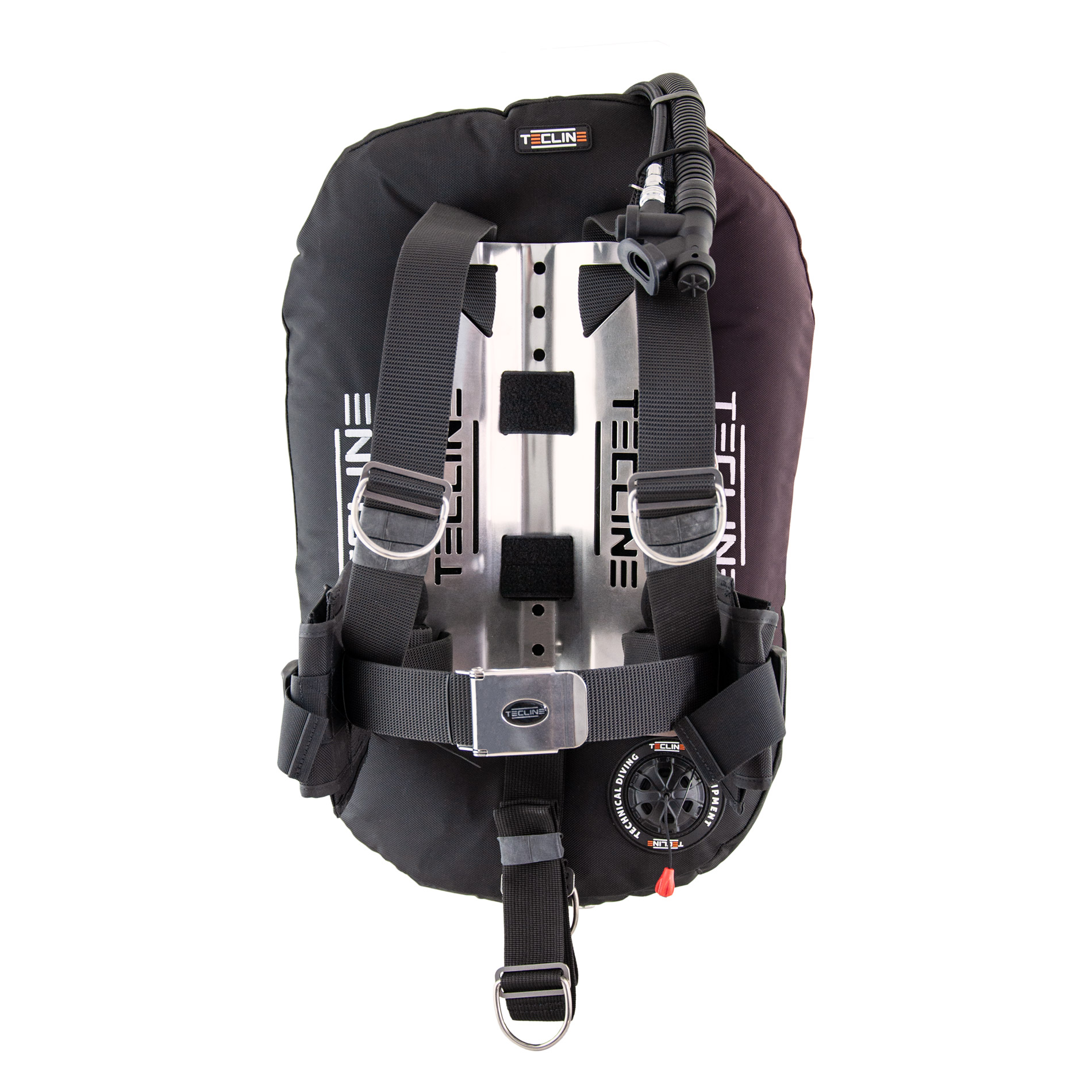 Donut 15 with adjustable DIR harness,built in mono adapter, weight pocket, tank belts & BP