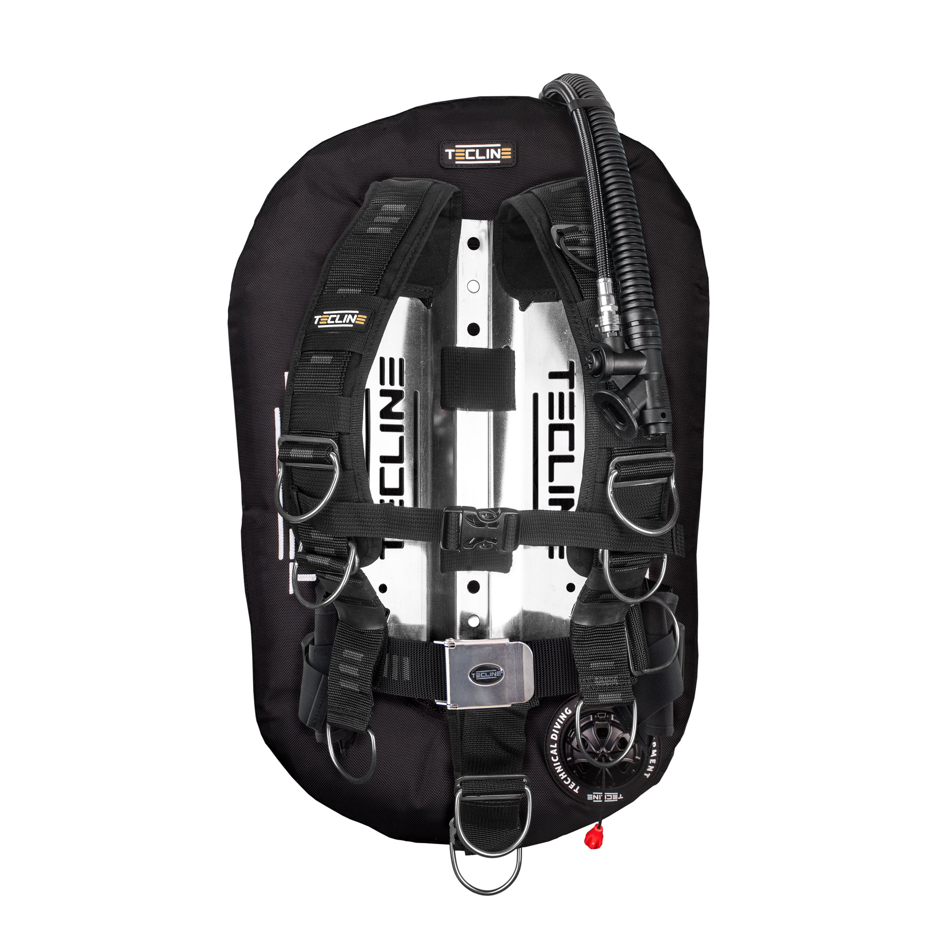 Donut 17 with Comfort harness, built in mono adapter, weight pocket, tank belts & BP