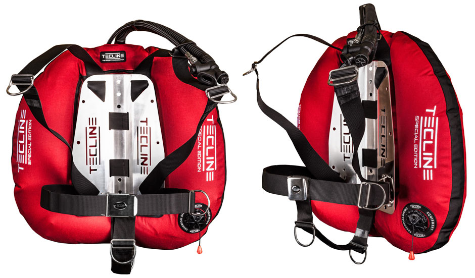 Donut 22 Special Edition red, with DIR harness & BP