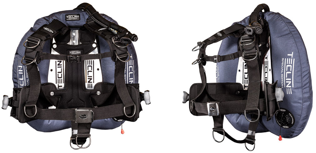 Donut 22 Special Edition blue, with Comfort Harness, weight pocket and backplate soft pad "H"