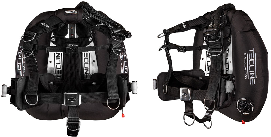 Donut 22 Special Edition black, with Comfort Harness, weight pocket and backplate soft pad "H"