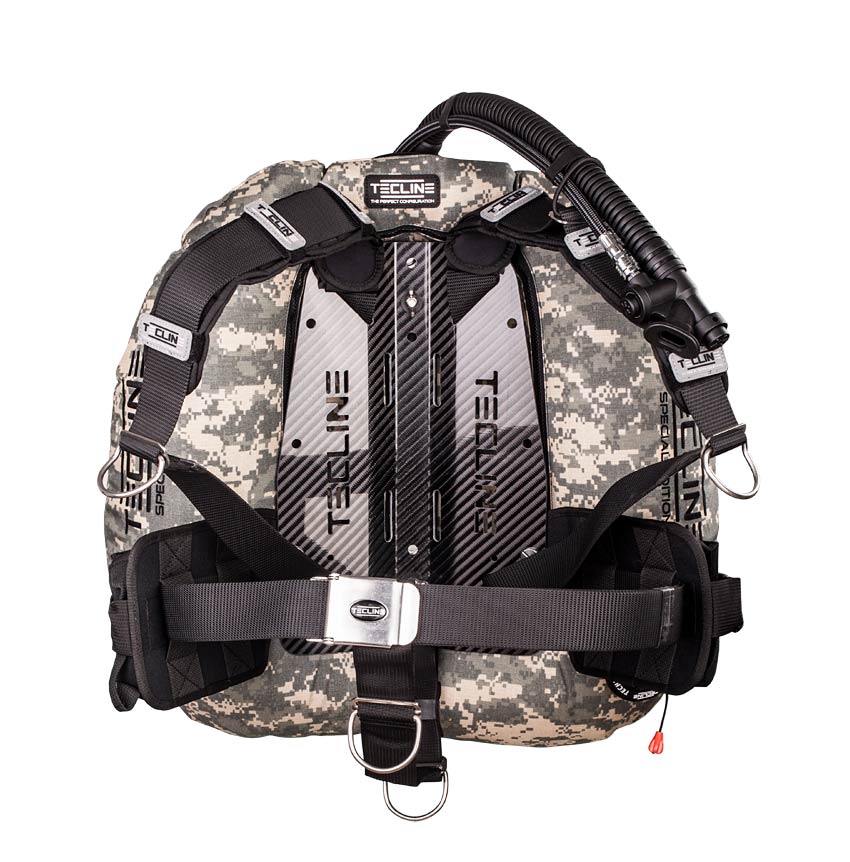 Donut 22 Special Edition Camo, Carbon backplate with DIR harness and weight pockets