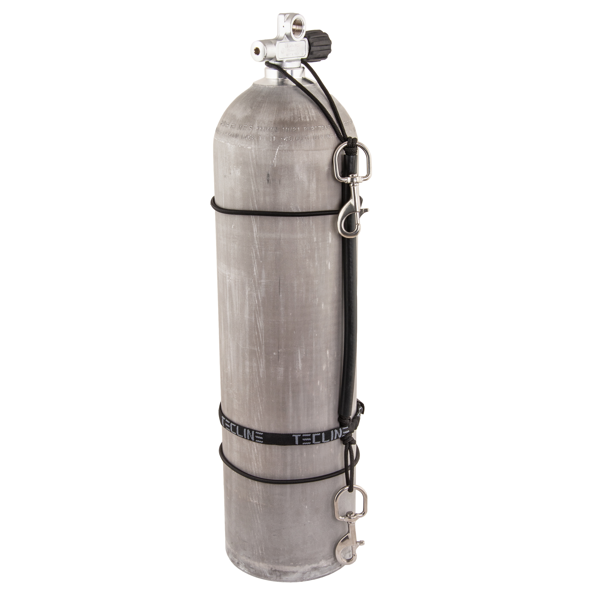 Kit Rigging Etapa 10/11,1L Mosquetones Inox 120mm con Bungee