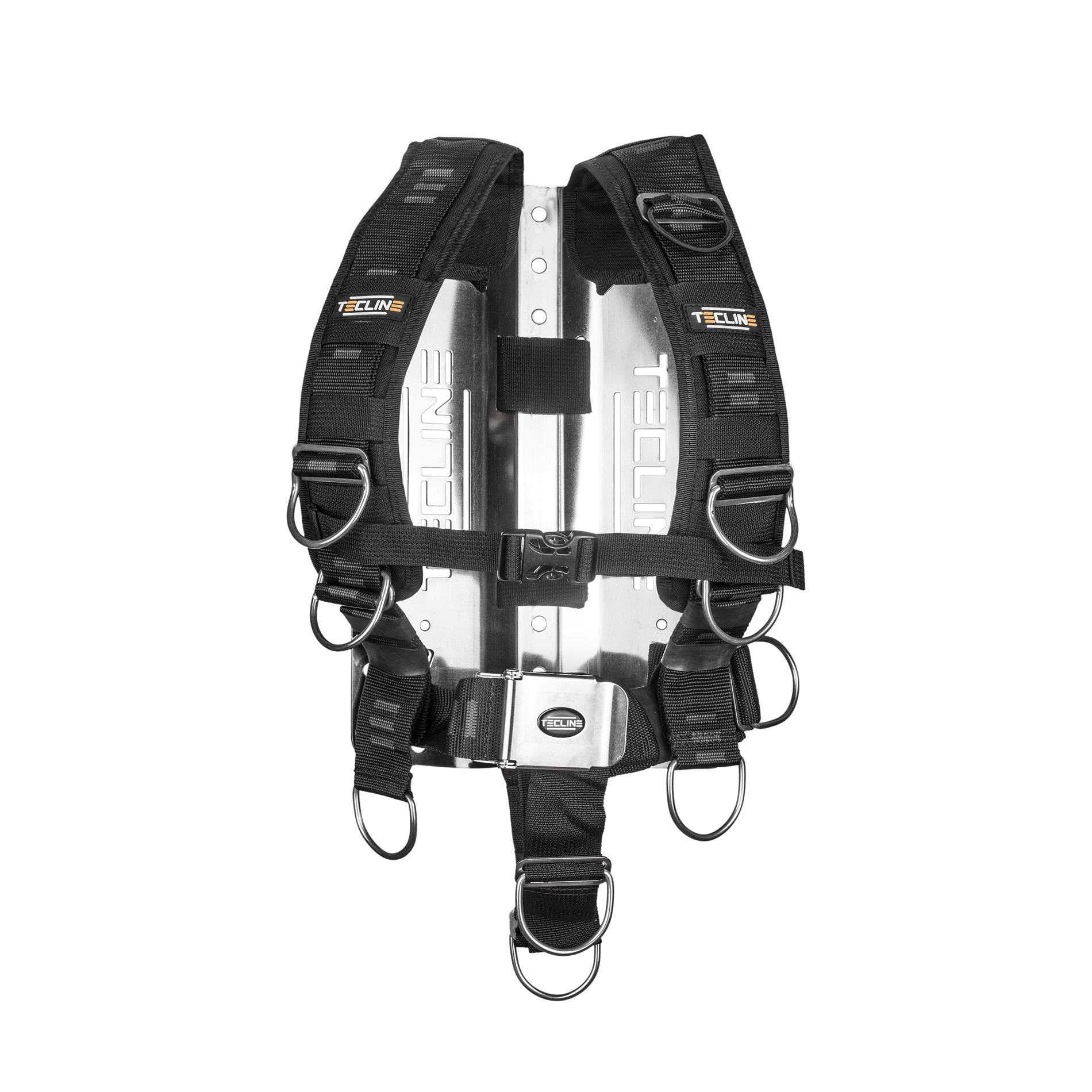 Harness TecLine Comfort (adjustable) standard webbing - incl. 3 mm SS backplate