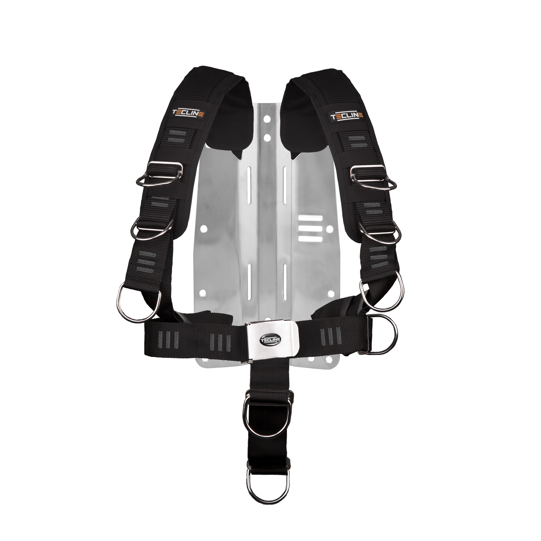 Harness Tecline Comfort soft webbing "E" - incl. 3 mm SS MIDI backplate