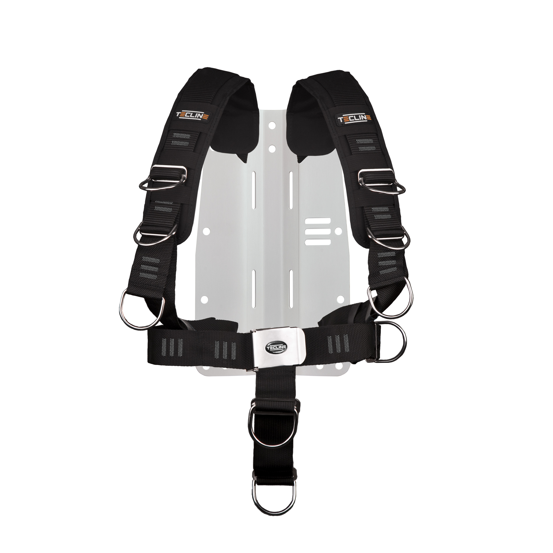 Harness Tecline Comfort soft webbing "E" - incl. 3 mm alu MIDI backplate