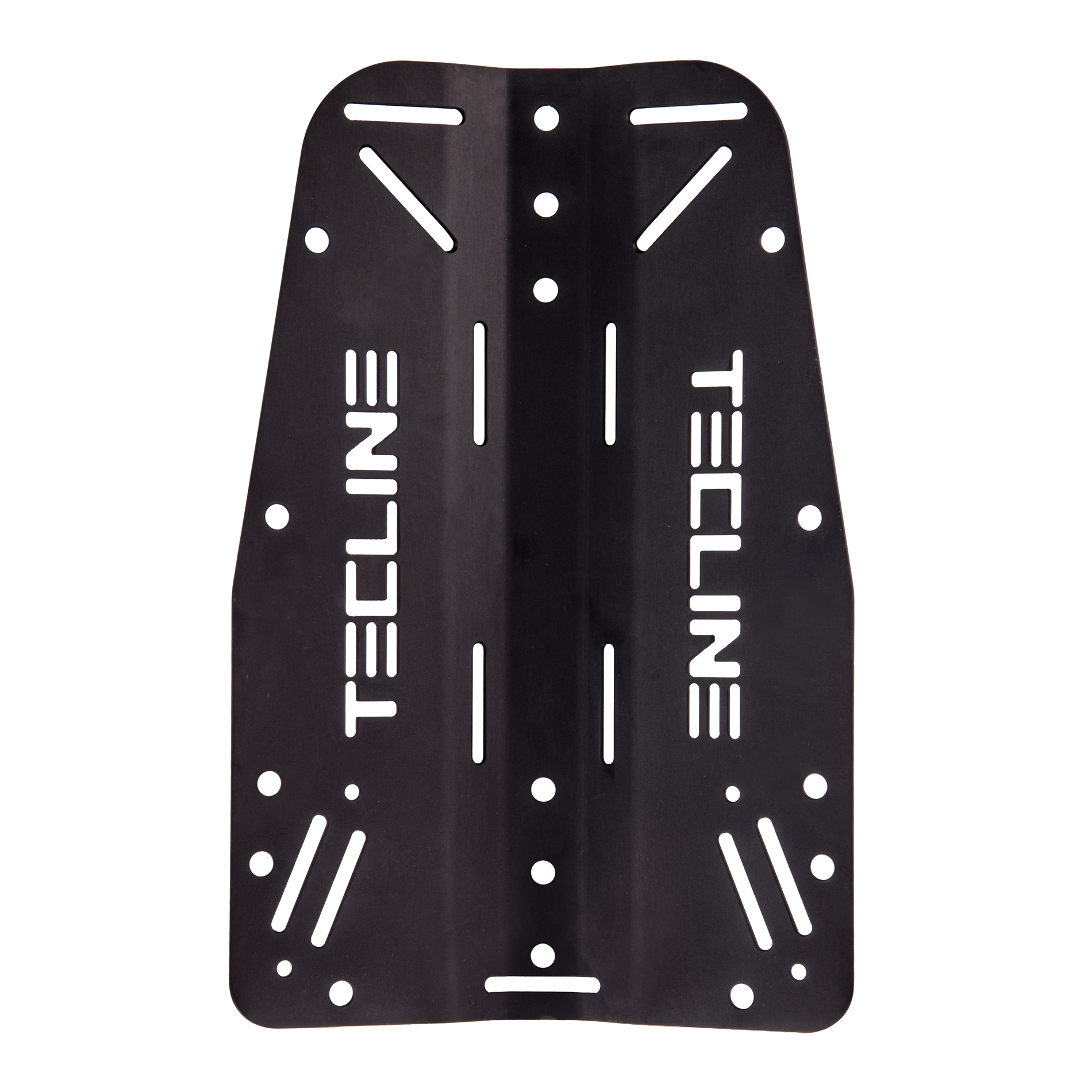 Standard backplate alu 3 mm, (0,85 kg) black