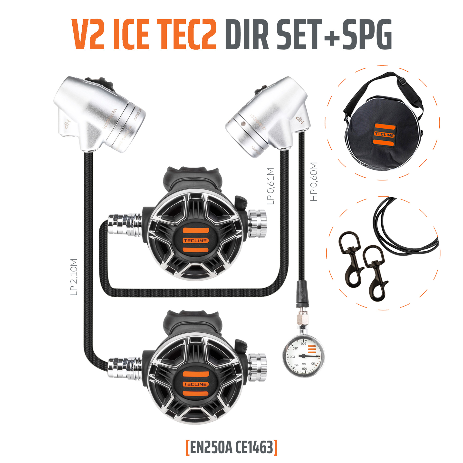 Regulator V2 ICE TEC2 DIR Set with SPG - EN250A