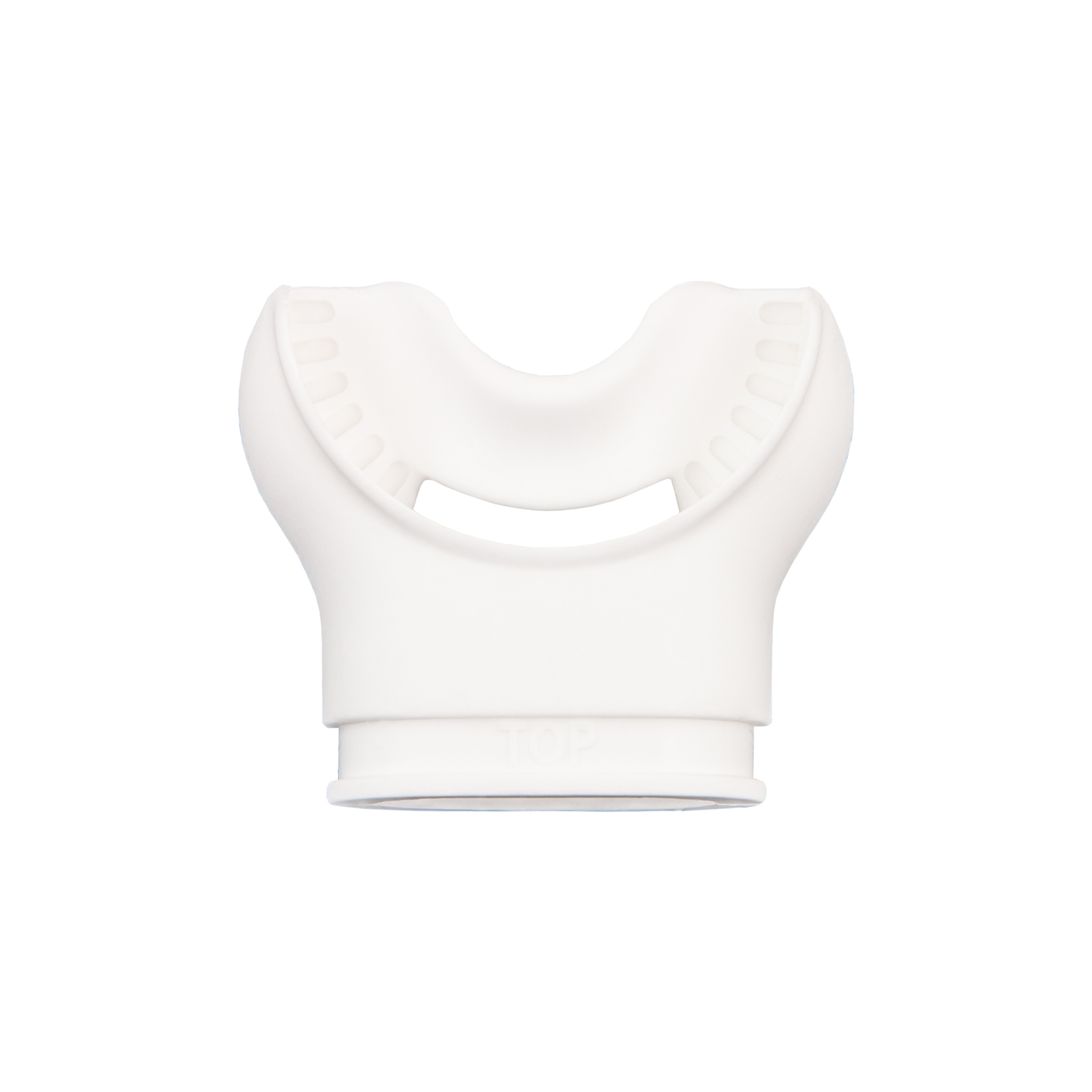 Mouthpiece for regulator, anatomic M/L - white