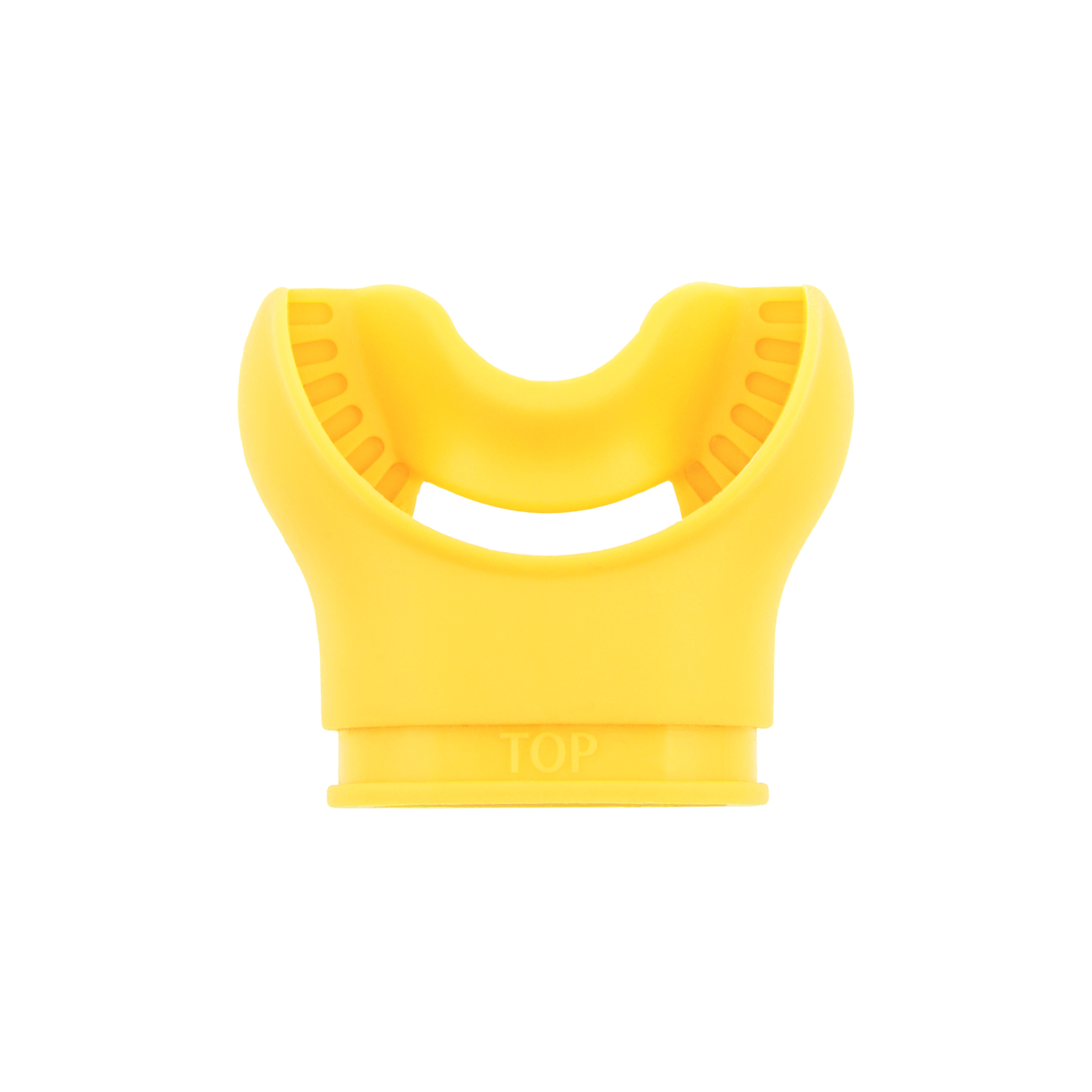 Mouthpiece for regulator, anatomic M/L - yellow