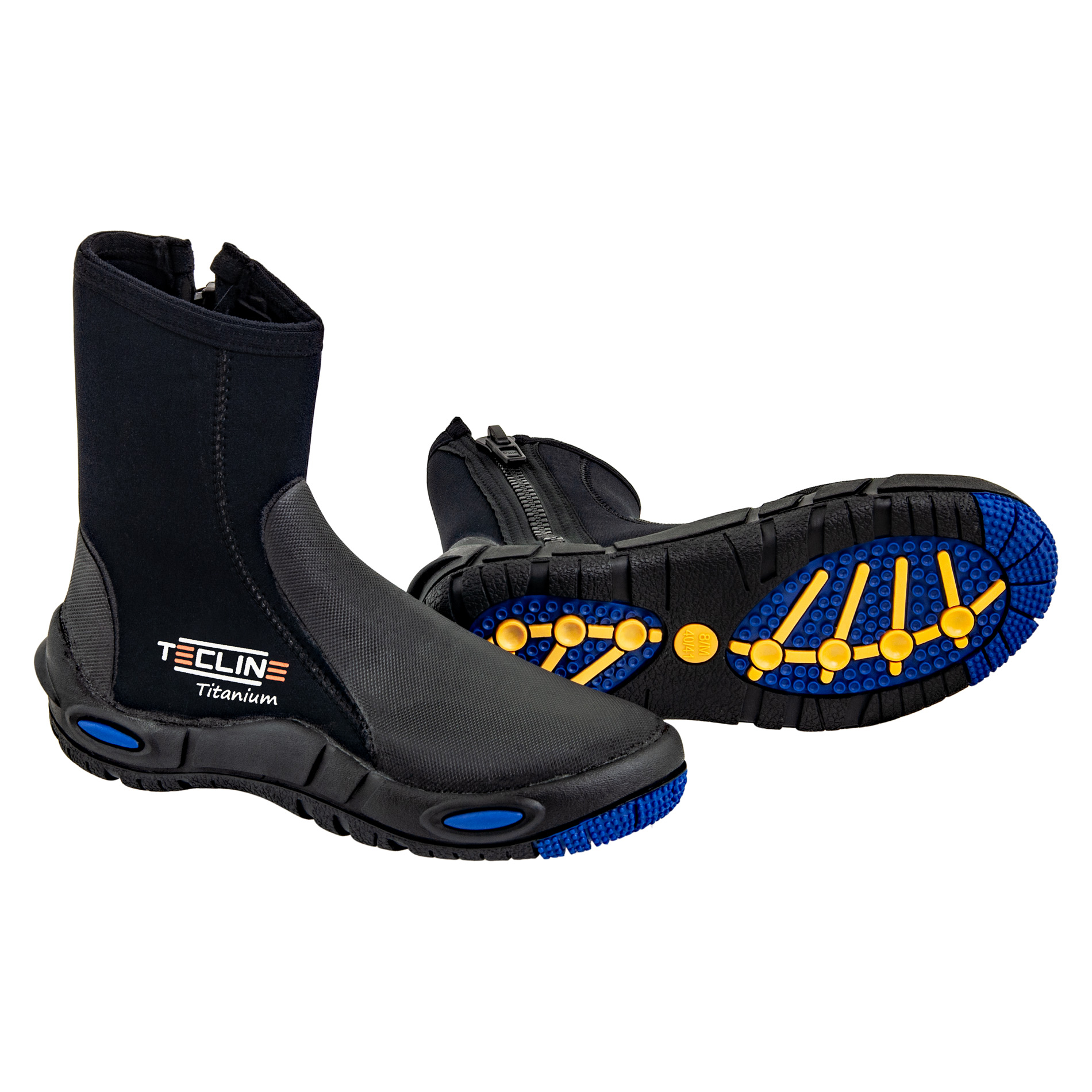 Boots neoprene Tecline Comfort-Titanium 7 mm (43-44) L