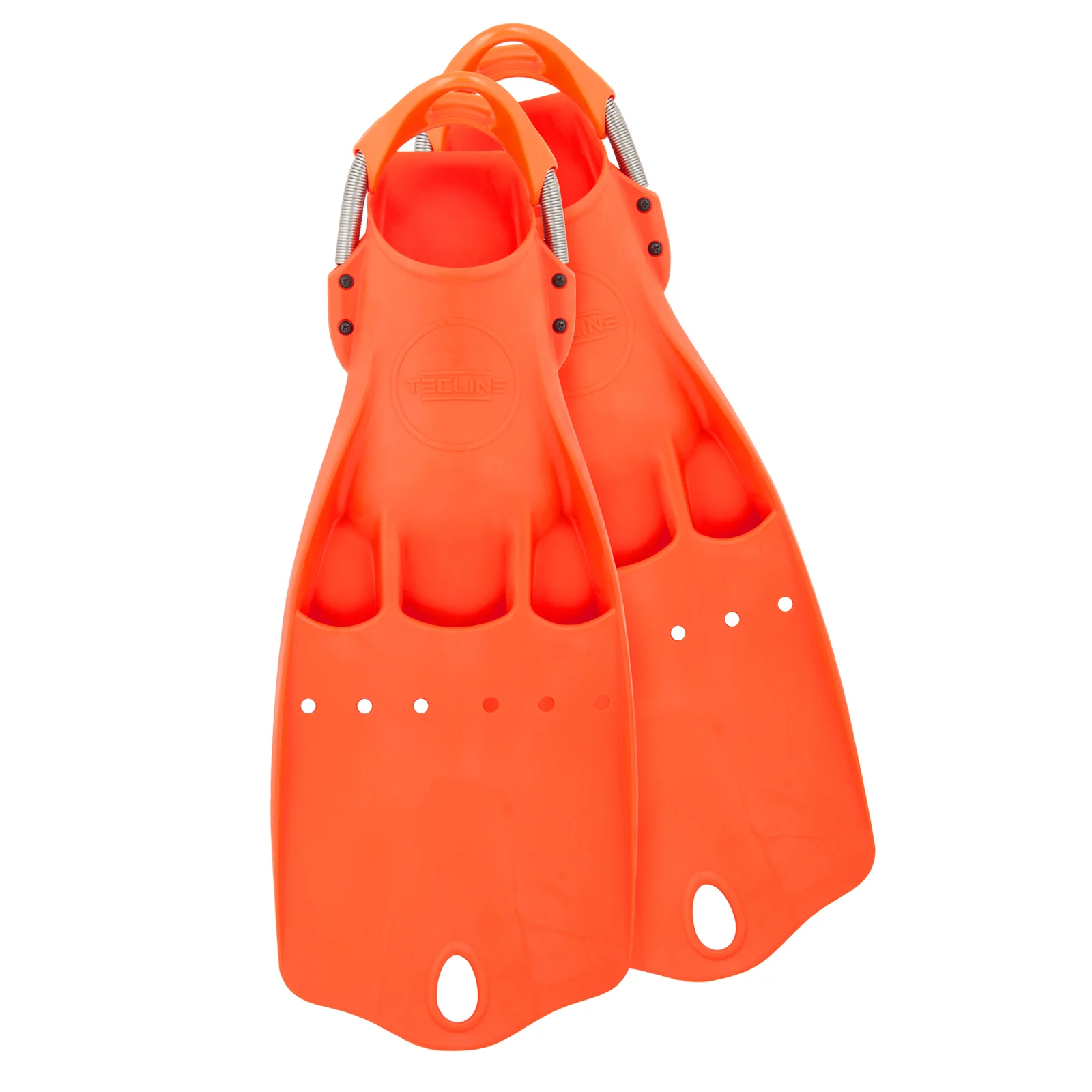 Aletas LightJet Flotabilidad Positiva Inox L Naranja