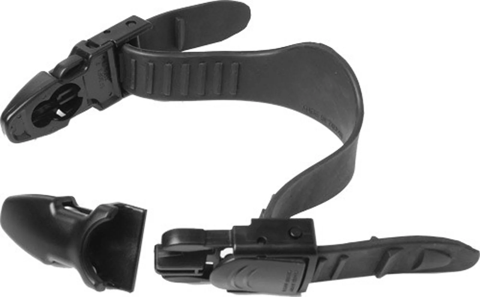 Fin strap with buckle